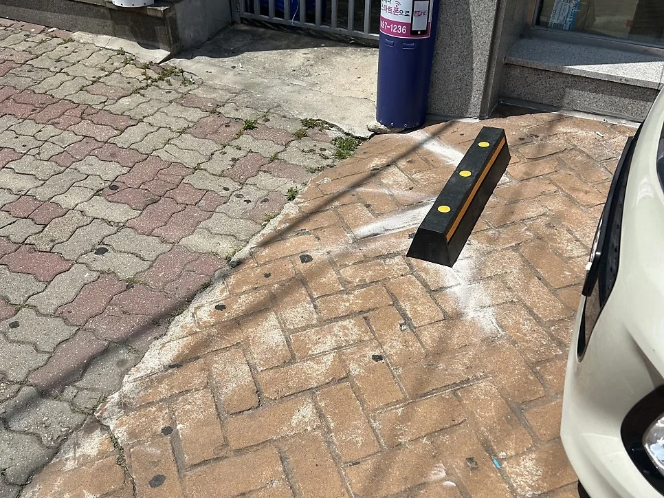 주차시설물긴급보수업체 시공 사례