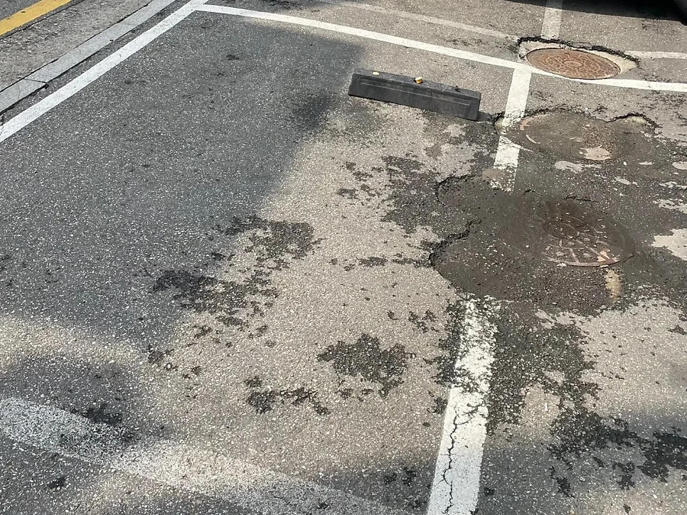 주차라인도색업체 시공 사례